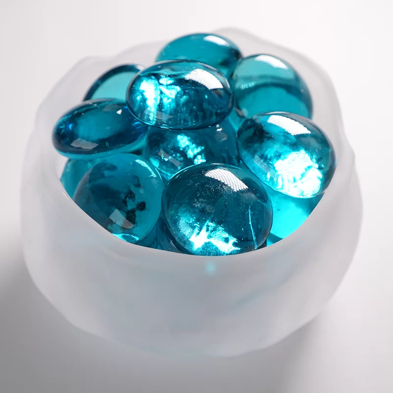 Piedra de cristal del anacardo, cuentas planas de cristal usadas para la decoración