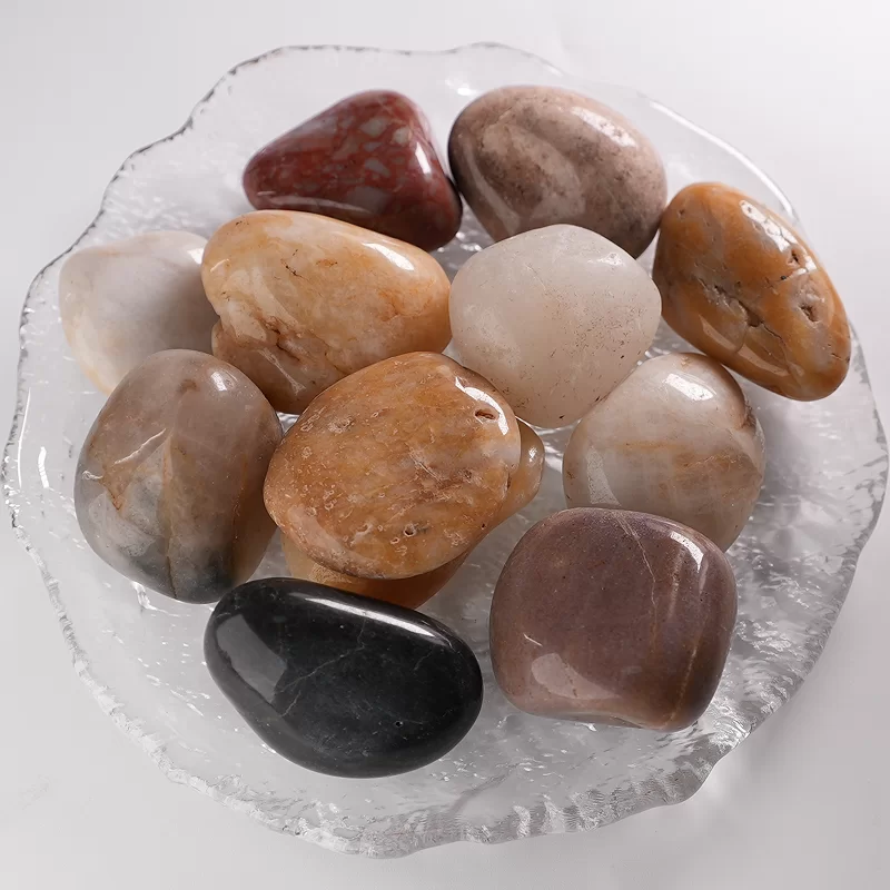 Adoquines naturales coloridos/blancos/negros/amarillos para paisajismo de parques