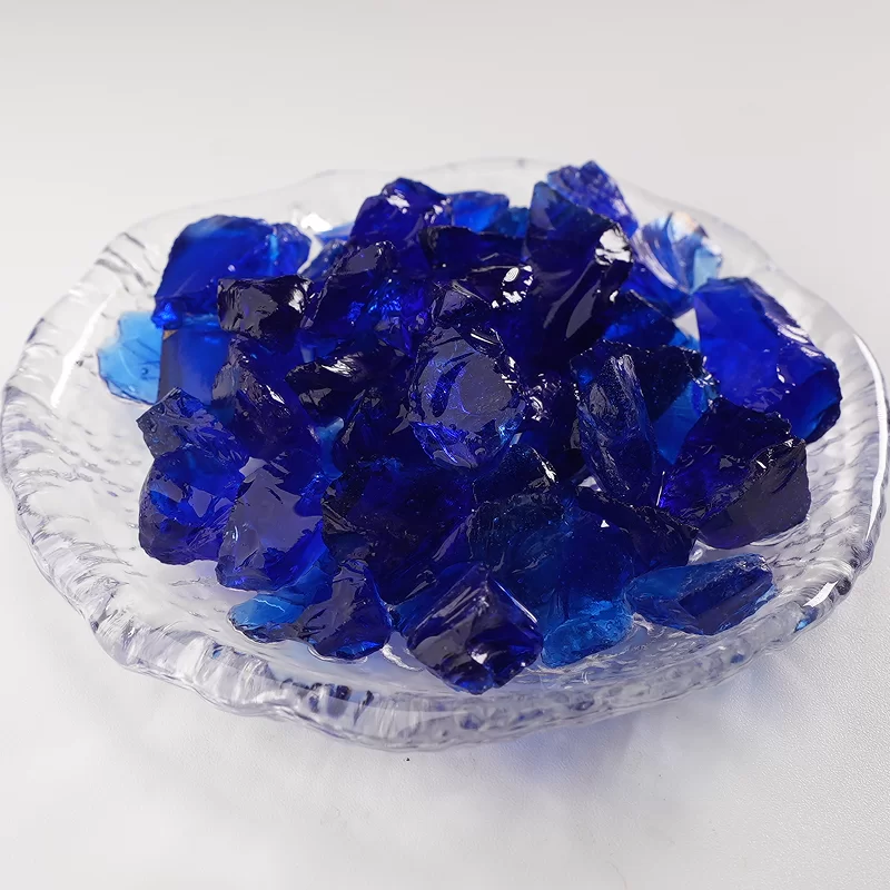 Arena de vidrio colorida para terrazo