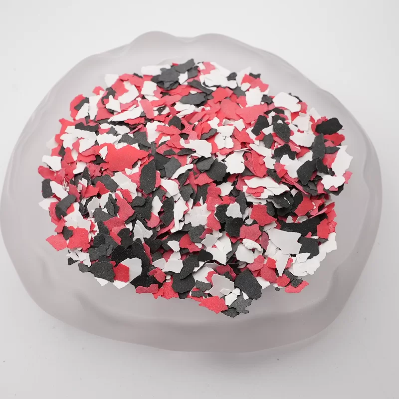 Escamas de mica para pisos epoxi