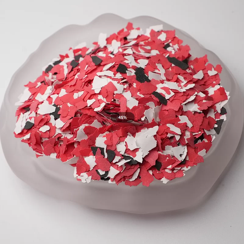 Escamas de mica para pisos epoxi